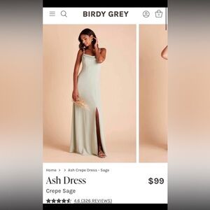 Birdy Grey Sage Bridesmaid Dress